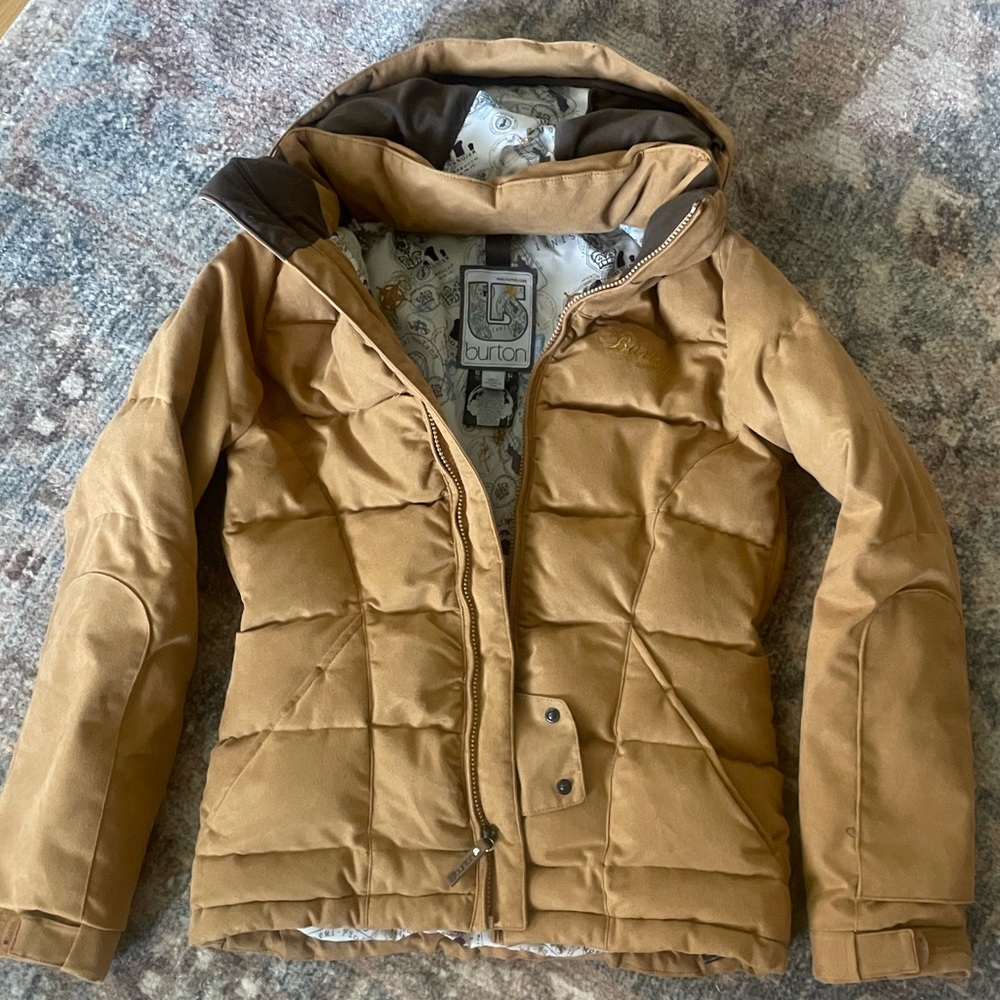 Burton Down filled Snowboard Jacket 24 “ from shoulder to hem.